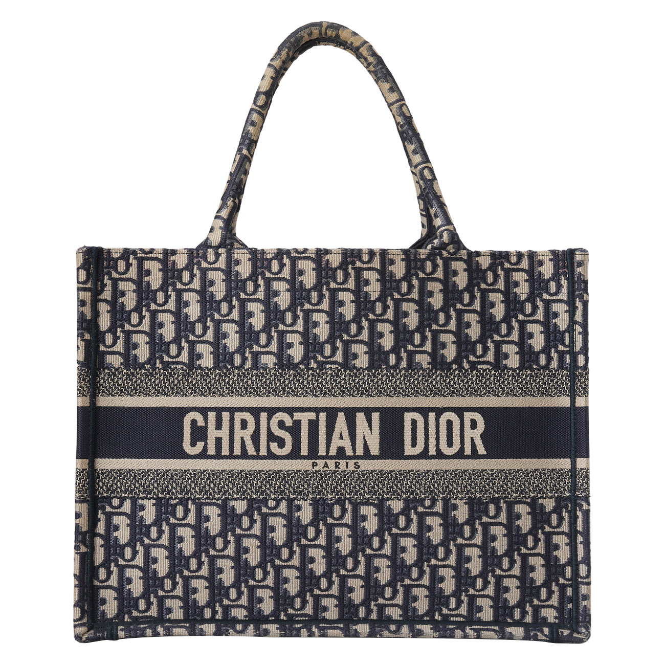 CHRISTIAN DIOR(USED)디올 오블리크 북토트 라지